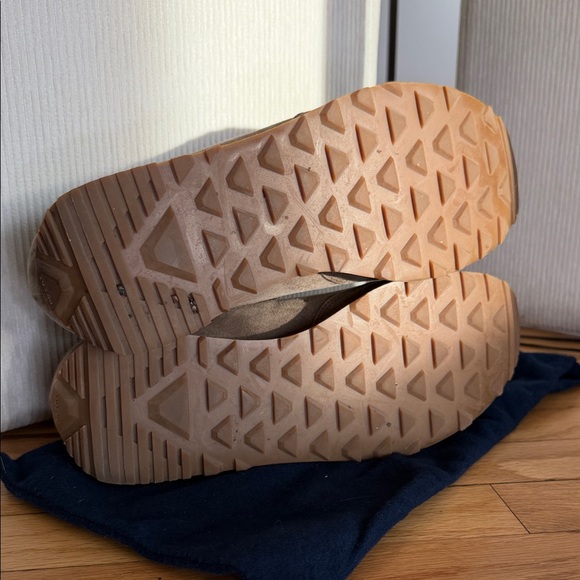 Prada Men's Tan Suede Sneakers - Picture 6 of 8